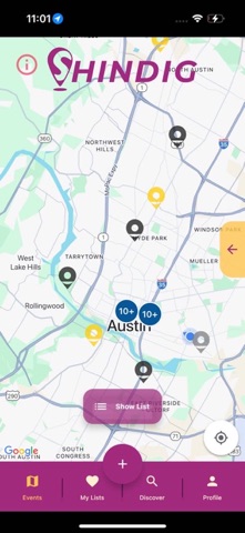 Shindig - Local Events Screenshot 2