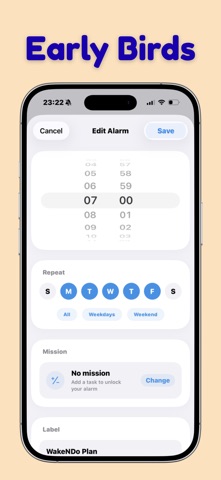 Task Alarm Clock: Wake NDo iPhone screenshot