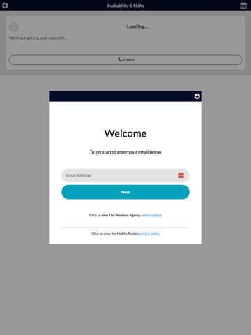 The Wellness Agency iPad screenshot