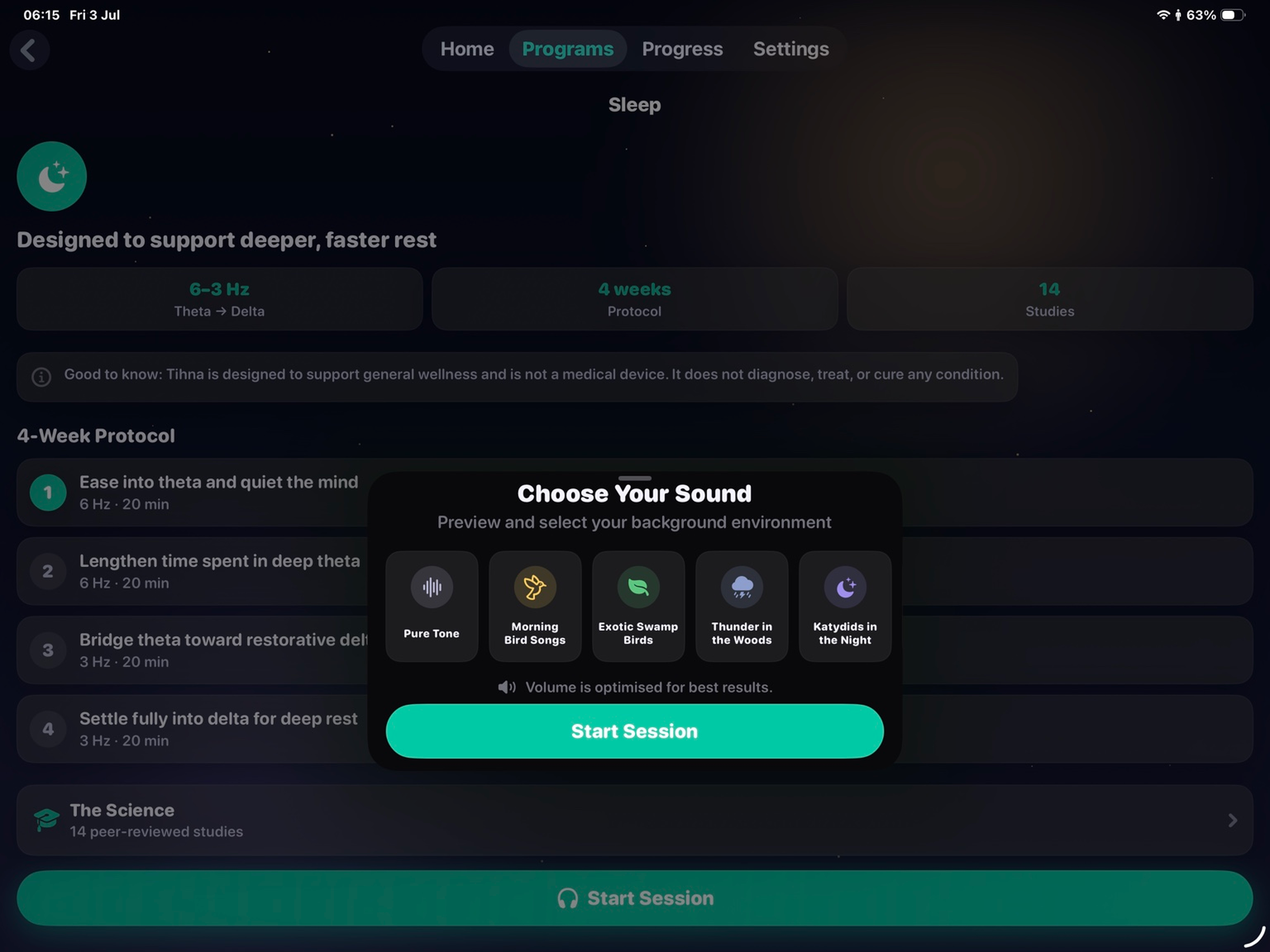 Tihna: Brain Frequencies screenshot 4
