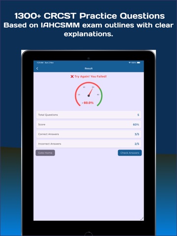 CRCST Exam Prep 2027 iPad screenshot