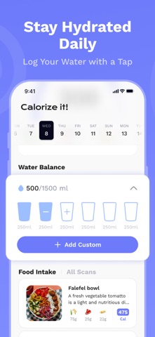 Calorize - AI Calorie Tracker iPhone screenshot