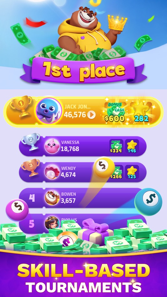 #3. Bingo Bliss: Win Cash (iOS) 게시자: Aviagames Inc.