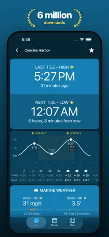 Tides Near Me App Store screenshot 1