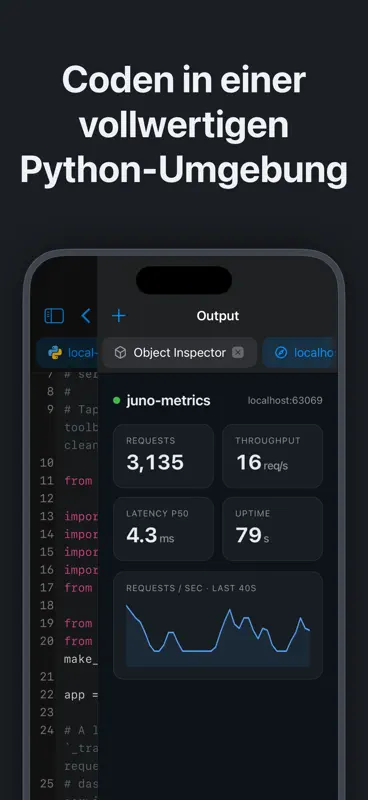 Python IDE & Jupyter – Juno screenshot 2 of 8