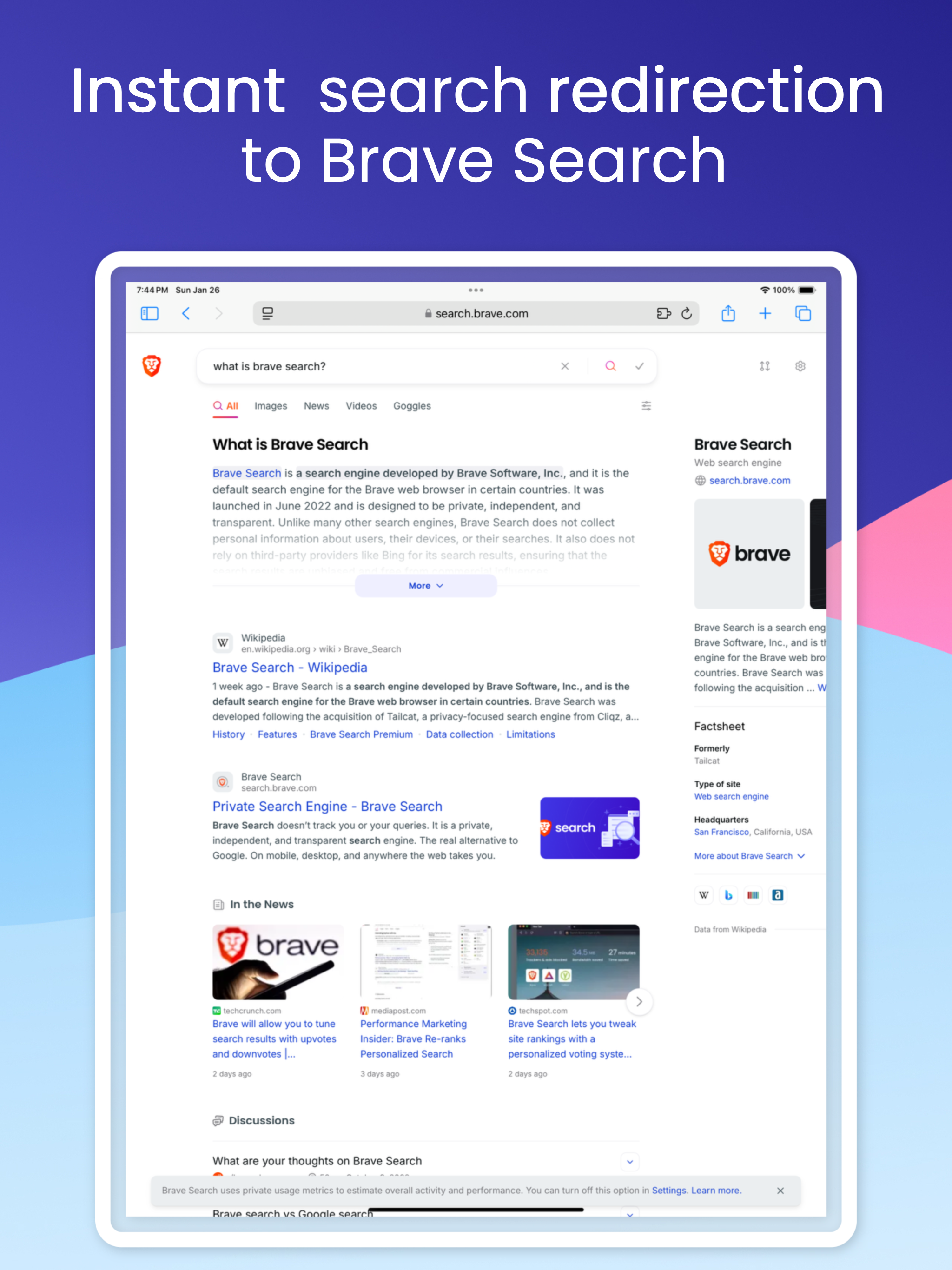 Braver Search
