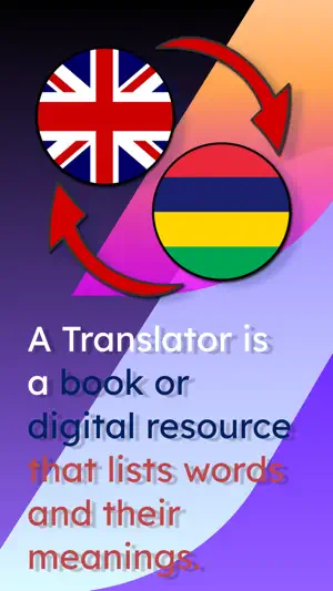 English Mauritian Creole Tran screenshot 1
