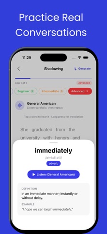 Lingova: Accent Coach screenshot