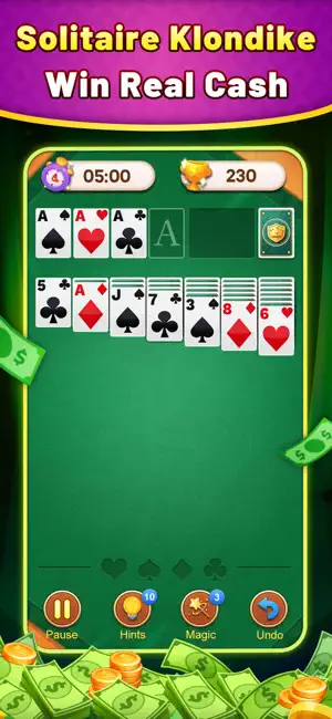 Solitaire Real - Earn Money screenshot 1