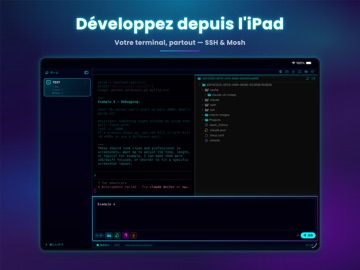 MTerm - SSH 터미널 iPad screenshot 1