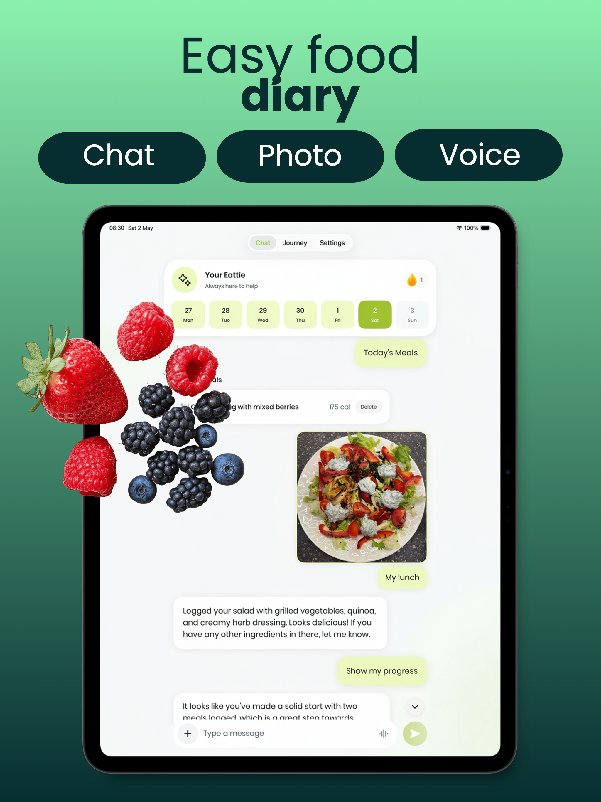 Eattie: AI Food Diary & Diet screenshot 14