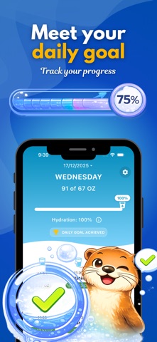 Water, Coffee & Wine Tracker screenshot