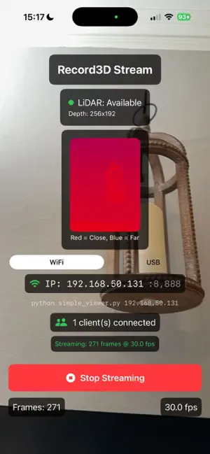 Record3DStream - PathOn iPhone screenshot 2