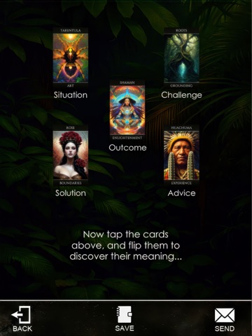 Shamanic Oracle Cards iPad screenshot