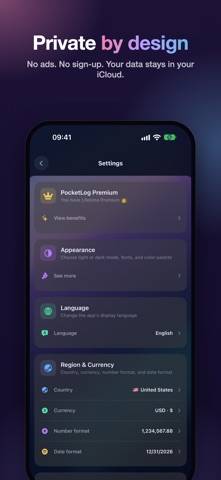 PocketLog - Expense Tracker Screenshot 6 of 6