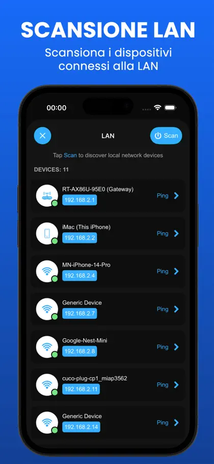 Captura de tela 3 de 6 de WIFI Analyzer - DNS Speed Test