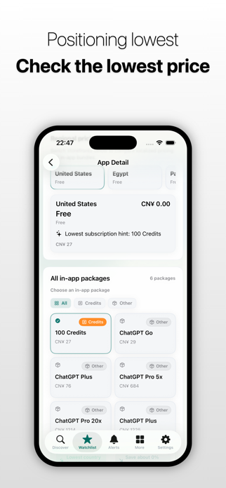 AppHunt - Global pricing Screenshot 2 of 6