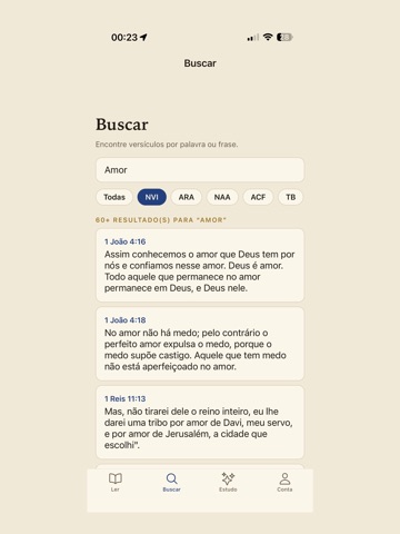 App da Bíblia: Estudo com IA iPad screenshot 2