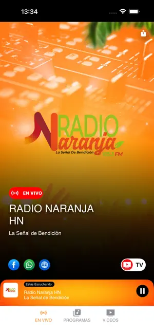 Radio Naranja HN screenshot 2