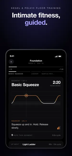 Kegel Flow: Pelvic Training screenshot 1