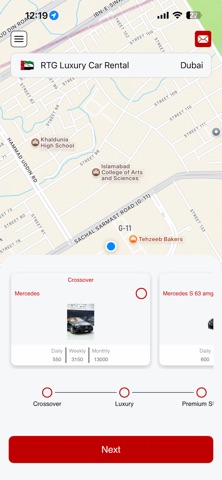 RTG Luxury Car Rental screenshot