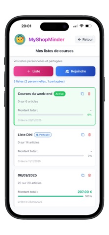 MyShopMinder screenshot