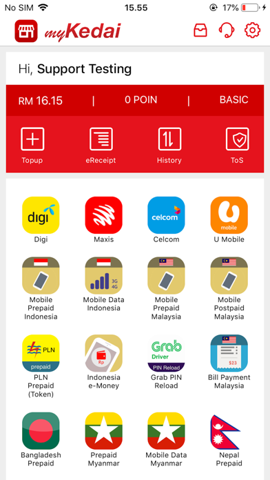 myKedai app screenshot
