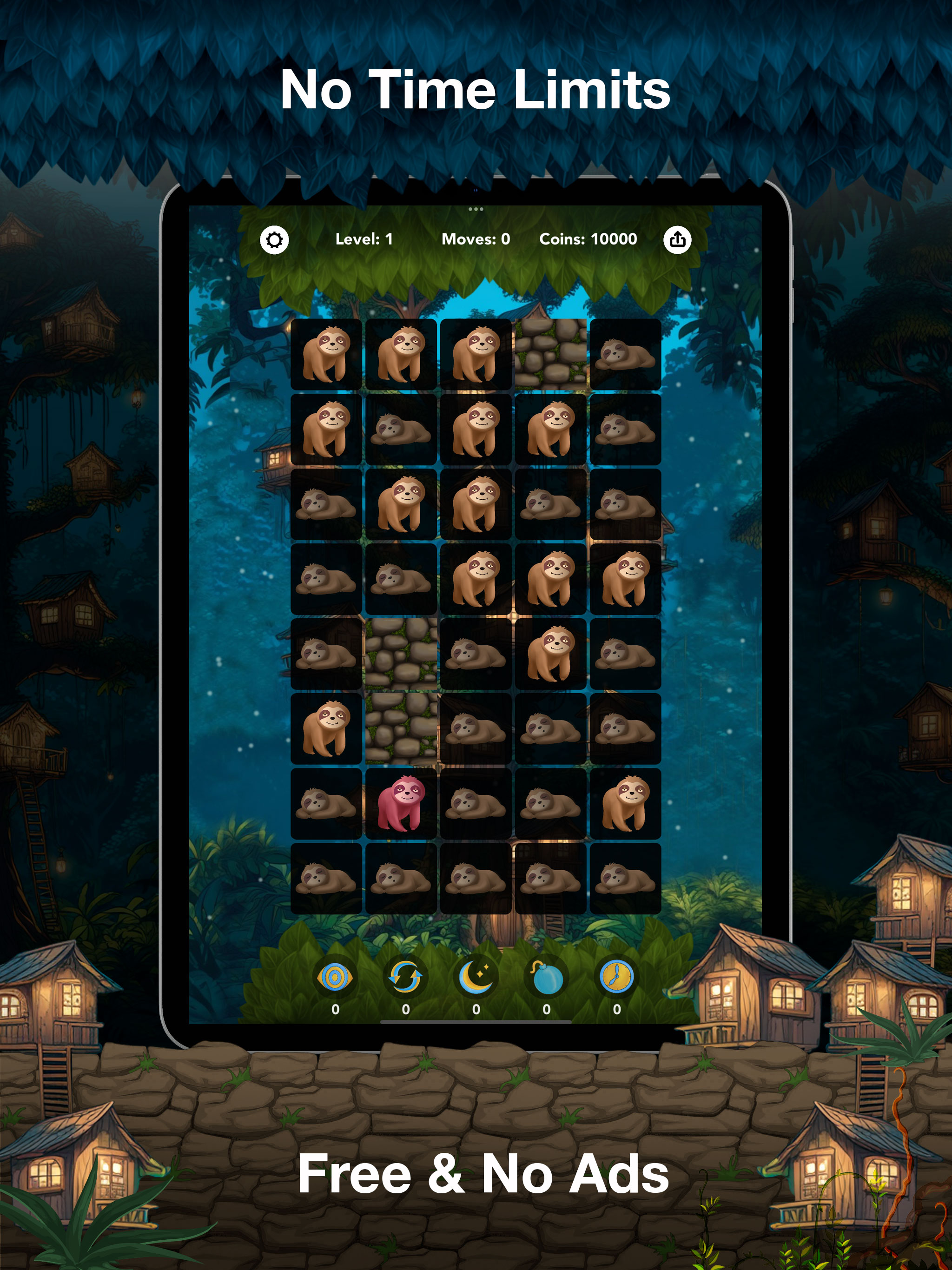 Sloth Town: Logic Puzzle