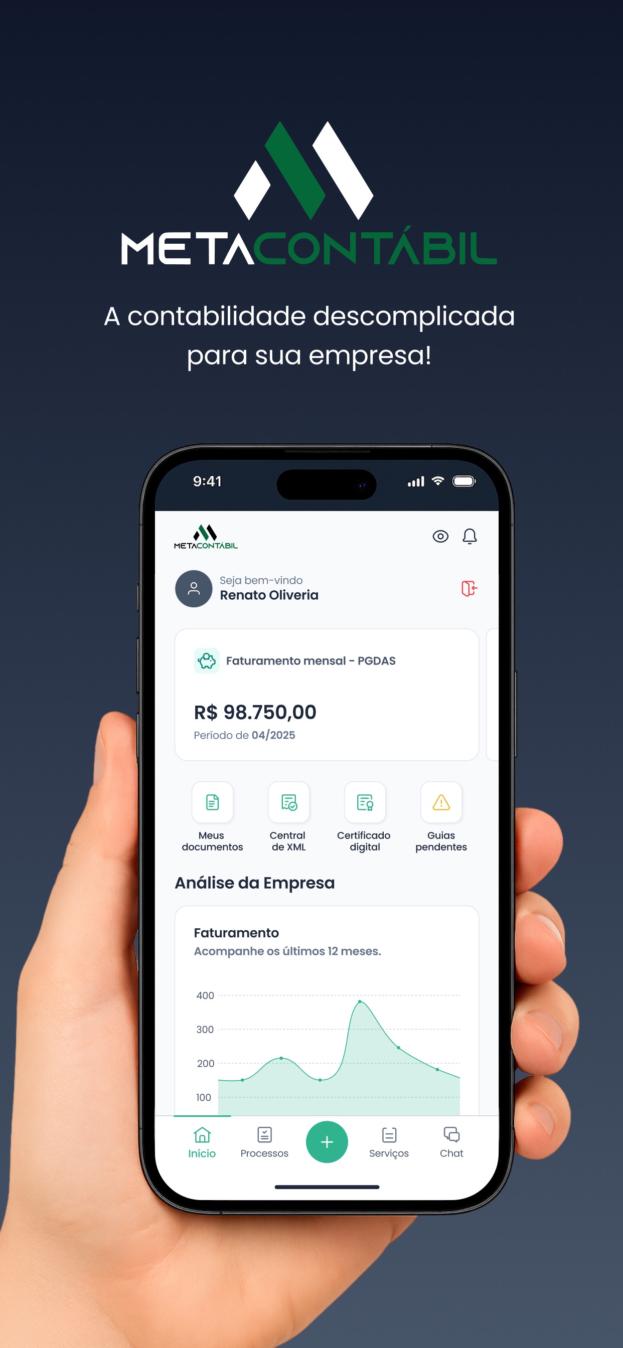 Screenshot 1 of Meta Contábil Nova Friburgo