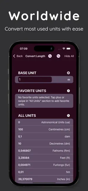 UnitToUnit - Simple Converter screenshot 1
