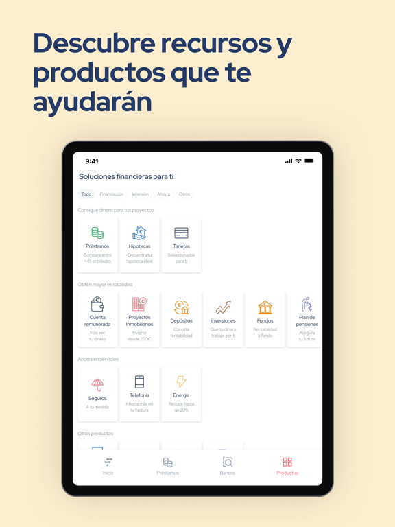 Fintonic | Ahorra y finánciate iPad screenshot 4