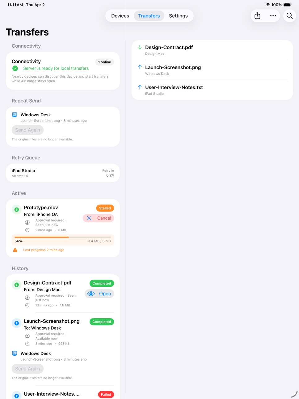 iPad screenshot