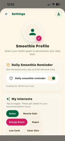 Smoothie2day screenshot