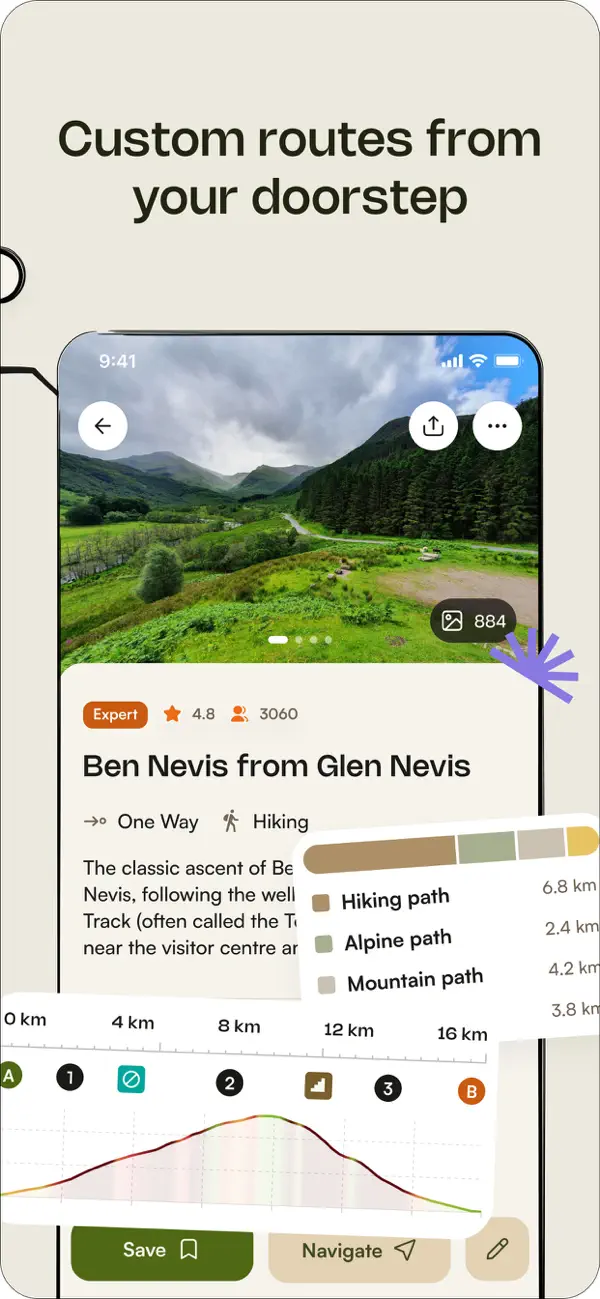 komoot - hike, bike & run Screenshot 2