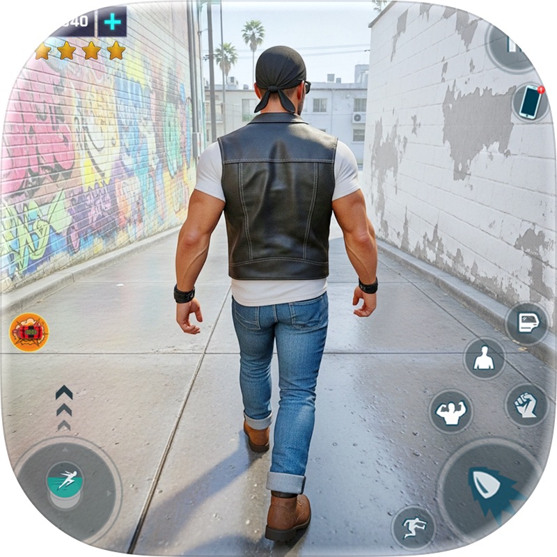 Grand Guerra Cidade Gang Herói screenshot 1