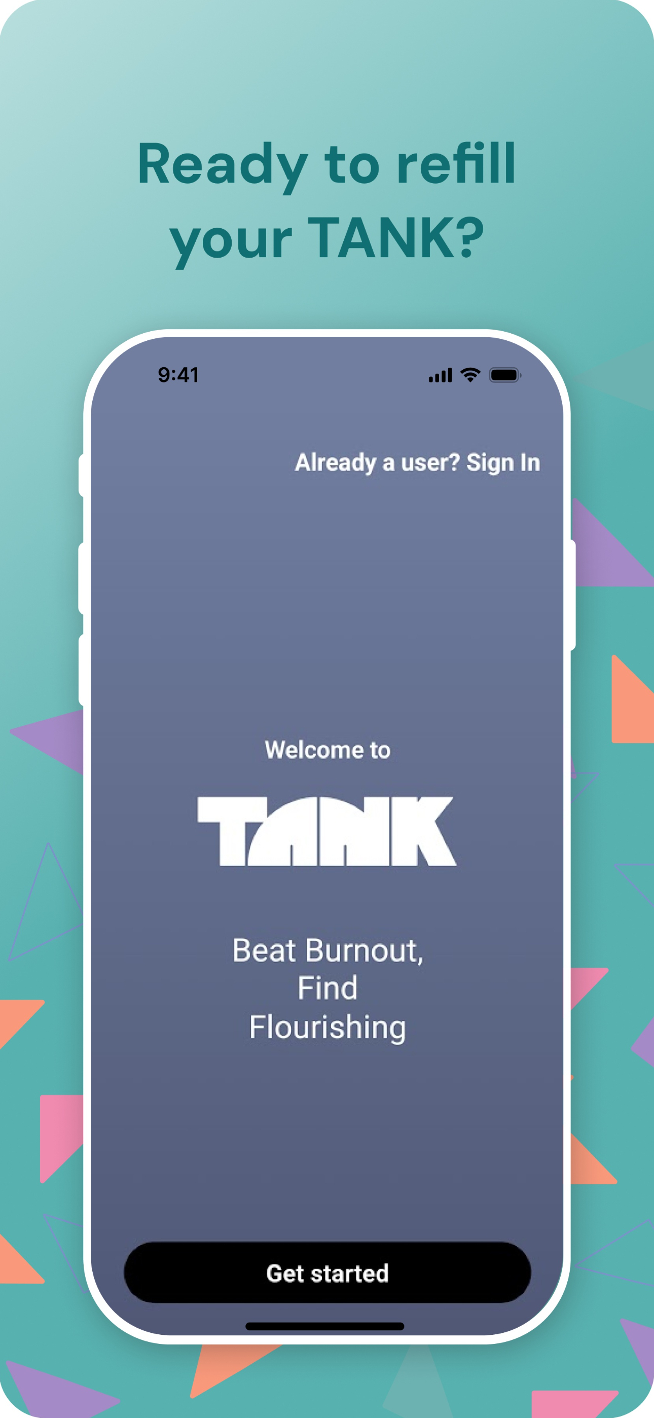 TANK: Burnout Coach + Journal