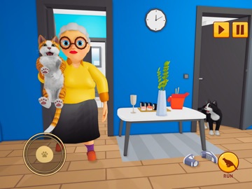 Bad Angry Virtual Cat Life Sim iPad screenshot