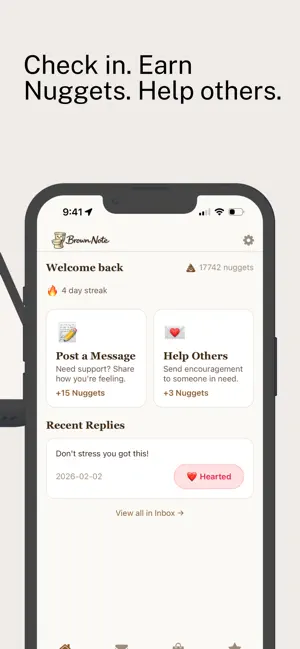 Brown Note - Peer Support screenshot 3