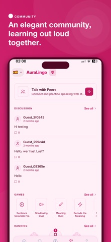 Learn French - AuraLingo iPhone screenshot