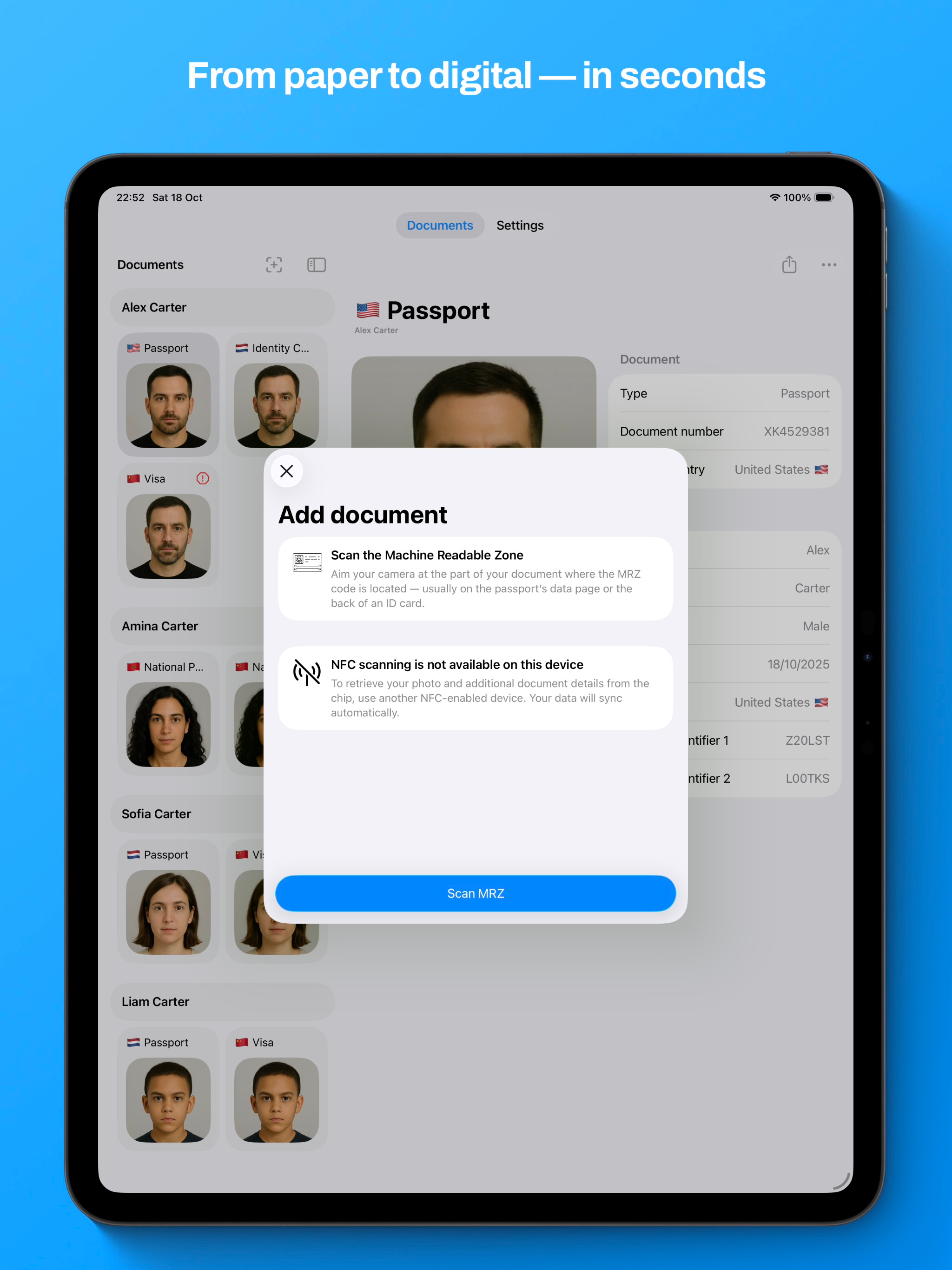 ID Vault: Travel Document Safe