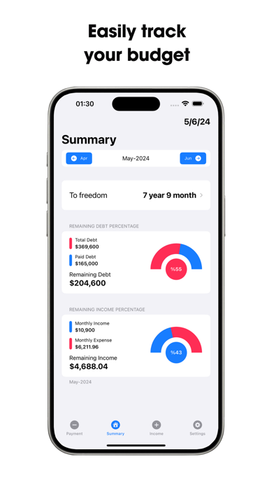 Income Expense Planner Paytodo Screenshot