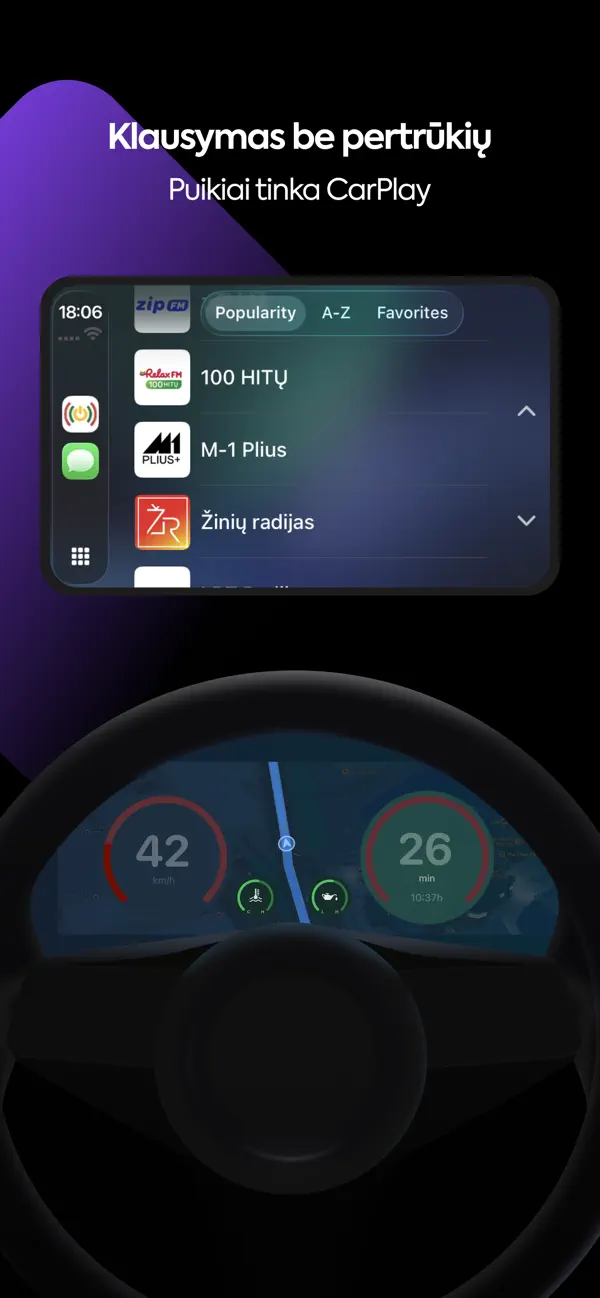 Screenshot #3 pour Radio LT: Lietuvos radijas