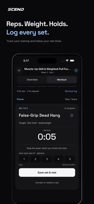 SCEND: Calisthenics & Strength screenshot 4