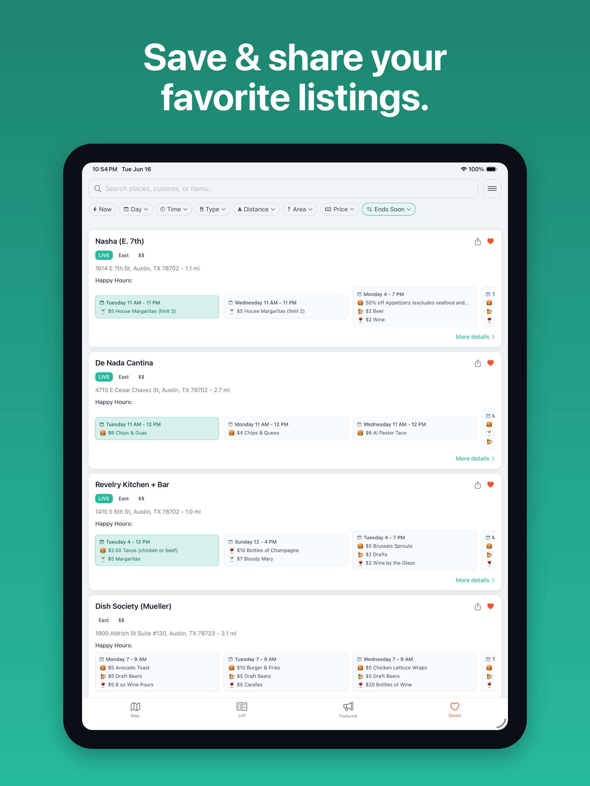Zappy: Happy Hour Finder