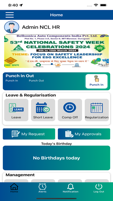 HRMS Bellsonica Screenshot