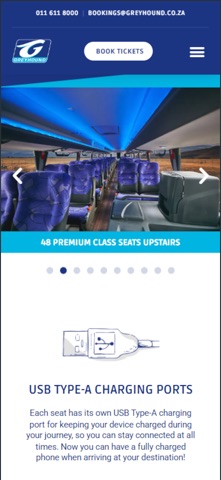 Greyhound South Africa iPhone screenshot 5
