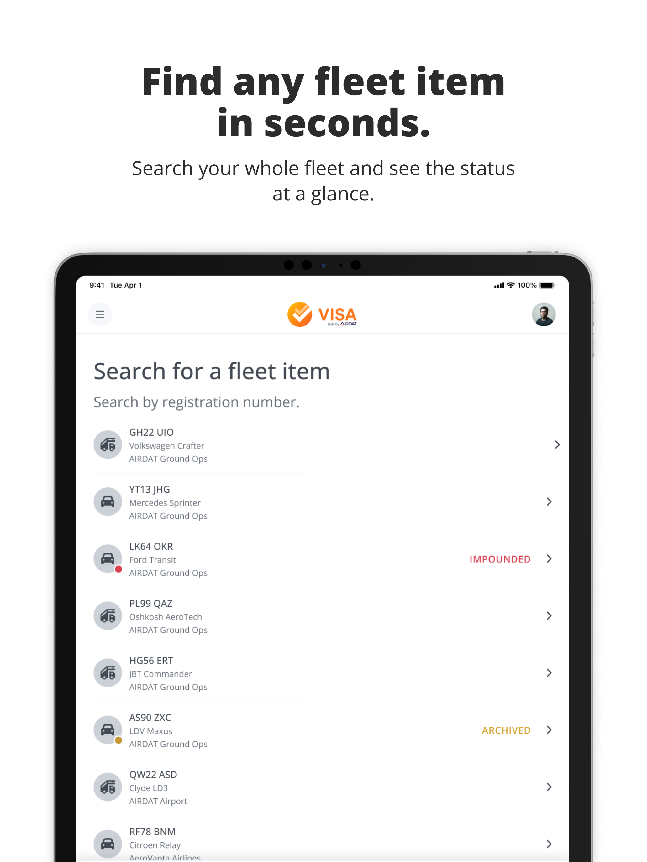 AIRDAT VISA screenshot 9