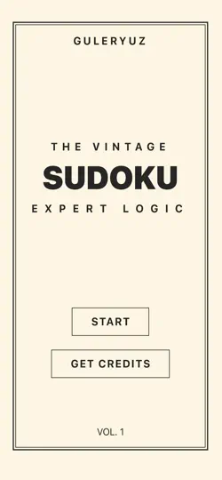 Capture d'écran de Vintage Sudoku: Expert Logic sur iPhone 1