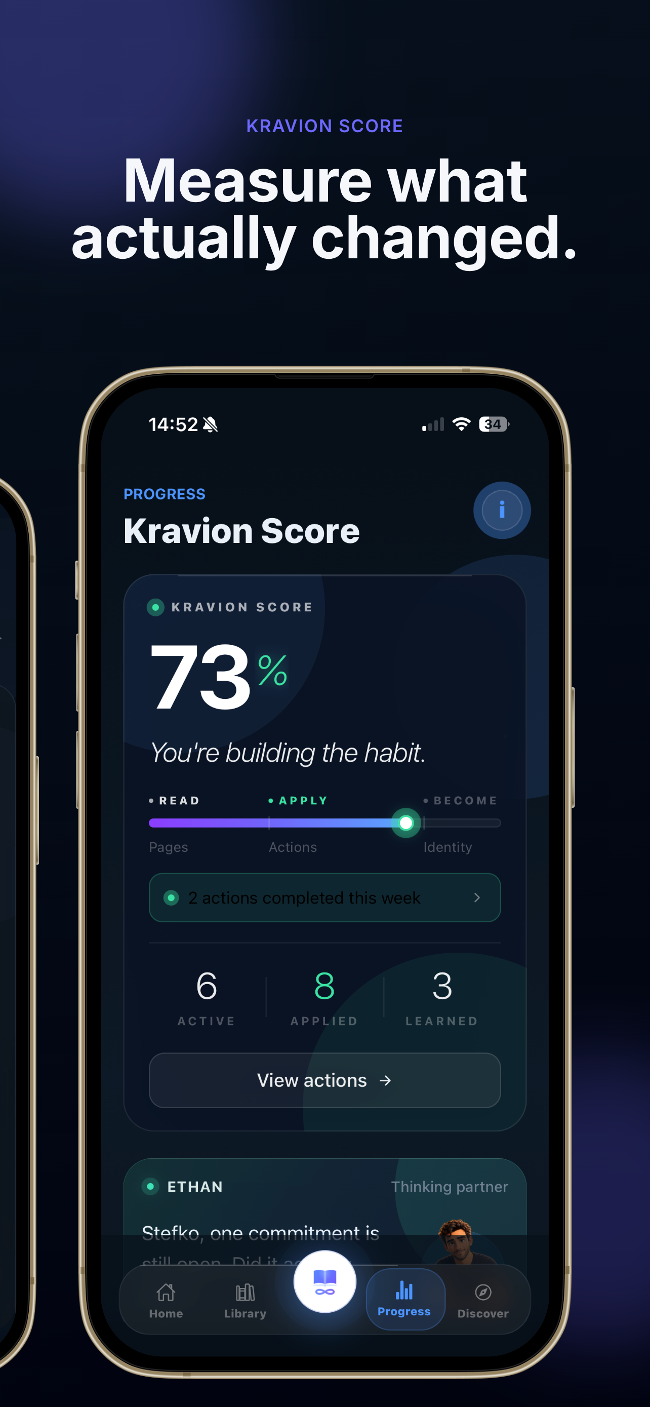 Kravion | Books into behavior screenshot 5