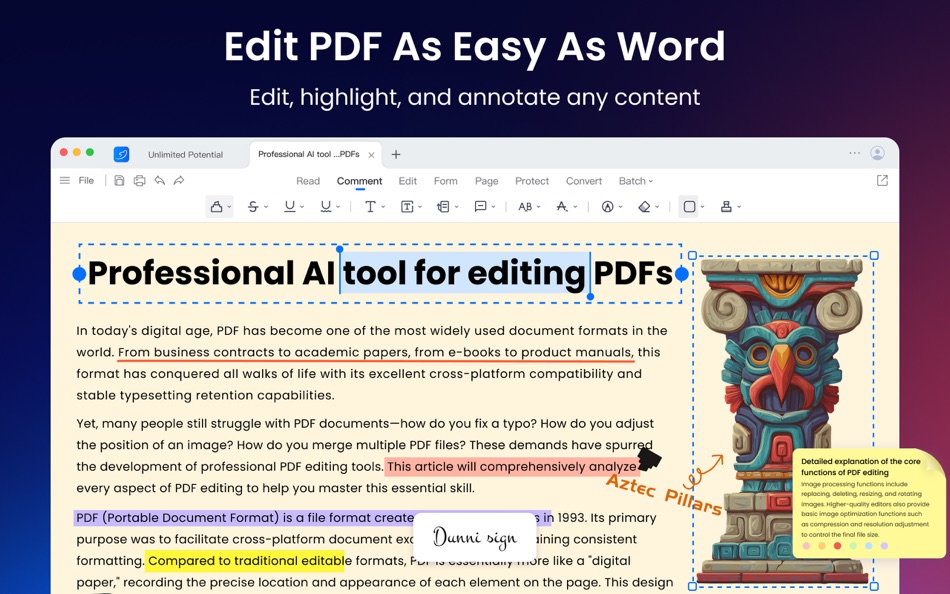 #2. LightPDF: AI PDF Editor, Read (macOS) By: Wangxu Technology Co., Ltd